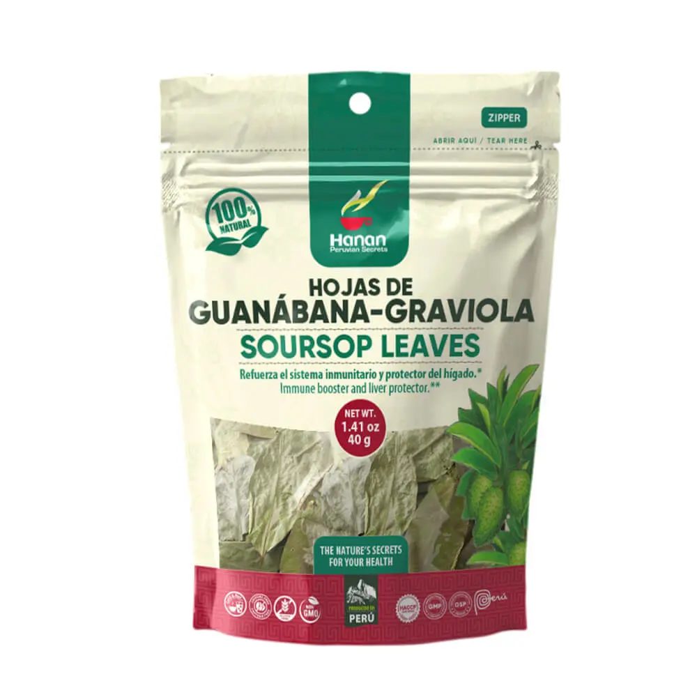 hojas de guanabana graviola infusion