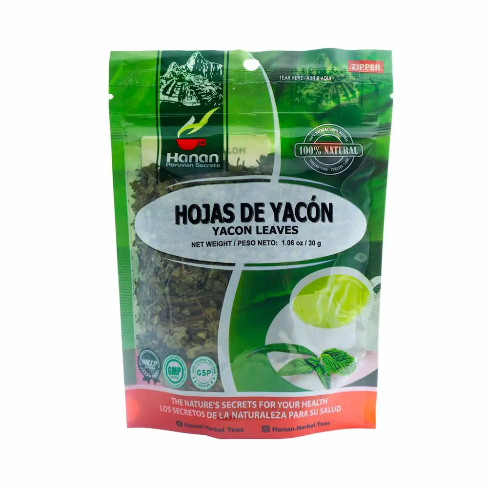 hojas de yacon infusion