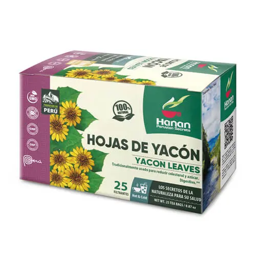 hojas de yacon filtrante